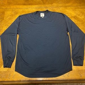 Rawlings Performance Long Sleeve Shirt - Navy Blue - Men’s Medium